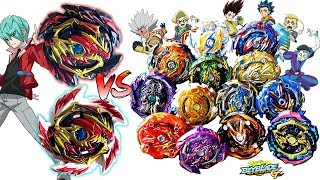 BULLET STINGER Venom Diabolos VS ALL Beyblade Burst GT ベイブレードバーストガチンコ [upl. by Hutt]