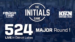 Initials Major 14 LIVE in Detroit Lakes  Round 1 [upl. by Sined]