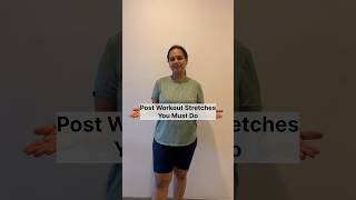 Post Workout stretches you shouldn’t miss  Cooldown exercises workout shortsvideo [upl. by Kinsler]