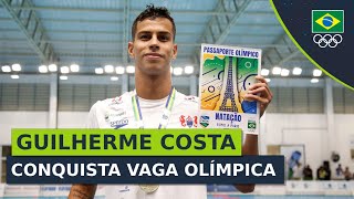 Guilherme Costa conquista vaga olímpica para Paris 2024 [upl. by Aikrehs]