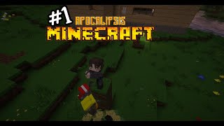 100 días en mi APOCALIPSISMINECRAFT NOS INFECTAN ¿primera casa 1 [upl. by Malamut281]