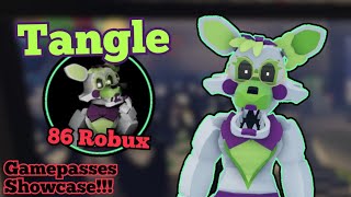 Tangle Gamepass Showcase  TBOFE 2  Roblox [upl. by Mallissa]