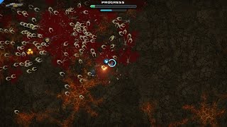 Crimsonland GRIM Mode  Full Game Walkthrough [upl. by Achorn268]