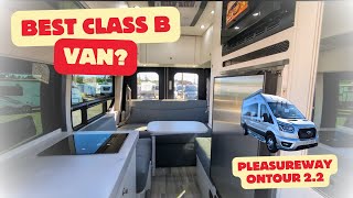 Best Ford Class B Van NEW FEATURES 2024 Pleasureway Ontour 22 [upl. by Yrehc]