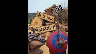 Blacksmithing  Saxon Smiths  Joe The Smithy [upl. by Knah]