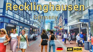 Recklinghausen Germany  Walking tour in Recklinghausen NRW Germany 4k 60fps [upl. by Dur95]