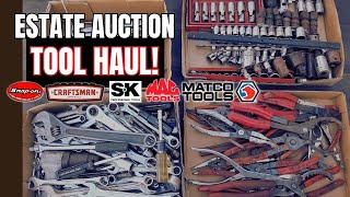 Estate Auction Tool Haul  Snapon Matco Mac Plus More [upl. by Yorled]