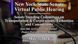 New York State Joint – Senate Standing Committees on Transportation and Corporations  05721 [upl. by Butta773]