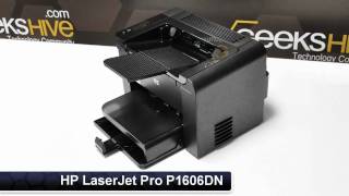 Impresora HP LaserJet Pro P1606DN  review by wwwgeekshivecom español [upl. by Armillas87]