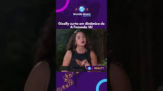 Gizelly Surta em Dinâmica de A Fazenda 16  Mundo Music afazenda reality [upl. by Zarla449]