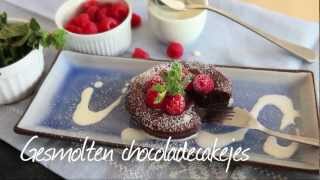 Gesmolten chocoladecakejes  Allrecipesnl [upl. by Guendolen]