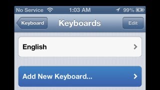 Add Greek keyboard on iOS device [upl. by Patrizius530]