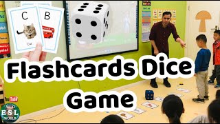 310  ESL Flashcard Dice Game for Kids [upl. by Dermot286]