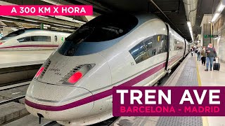 🚆 Tren AVE 🇪🇸  Barcelona a Madrid [upl. by Ahsead]