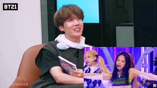 bts reaction to Blackpink Lovesick GirlsJP Ver0820 Music Station Summer fes [upl. by Lamori995]