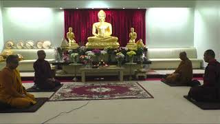 Evening Buddha Puja and Chanting Paritta  Ratana Sutta [upl. by Samale]