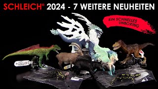 Schleich ® 7 weitere Figuren Neuheiten 2024 News  ein schnelles Unboxing amp Reaction  Vorschau [upl. by Kwan]