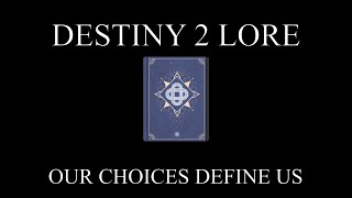 Destiny 2 Lore  Dawning Delights  Our Choices Define Us [upl. by Orin]