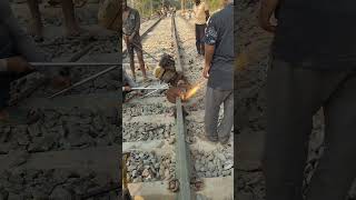 RAILWAY NEW DOUBLING LINE quotrailway cuttingquot work viral subscribetomychannel [upl. by Adnhoj]