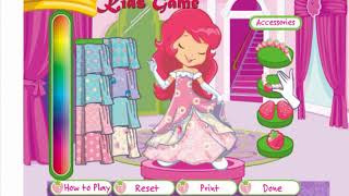 Strawberry Shortcake Dress Up Games Online Free Strawberry Shortcake Berry Fashionable Game KidsGame [upl. by Rhys]