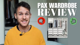 Pax Wardrobe Ikea Review  After 1 Year of Use [upl. by Snahc]