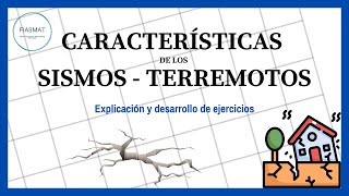 Características de los Sismos  Terremotos [upl. by Holmann]