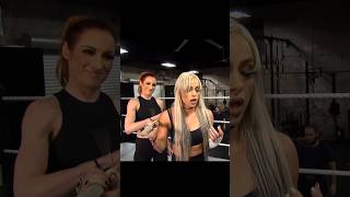 Liv Morgan Destroy Becky Lynch 👿 wwe livmorgan becky wrestling shorts [upl. by Ellenhoj265]