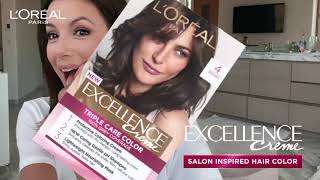 Salon Inspired Color at Home  LOréal Excellence Crème [upl. by Dora21]