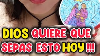 Dios quiere que sepas esto HOY 💖✨Mensaje del Tarot Interactivo [upl. by Brent302]