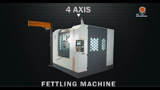 4 axis fettling machine fettlingautomation foundry foundrymachinery machine [upl. by Nazario]