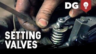 How To Set Valve Lash On A Diesel Engine [upl. by Irtak]