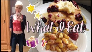 What I Ate On My Birthday Vegan  Pancake Recipe [upl. by Macegan738]