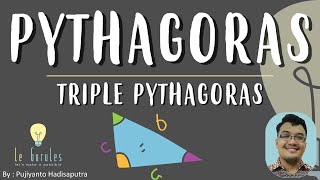 Pythagoras 3  Kebalikan Pythagoras  Tripel Pythagoras  Matematika SMP [upl. by Ephrayim633]