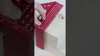 Mini Carpenter Square Small Square Tool 3D Multi Angle Measuring Ruler [upl. by Ahtis829]