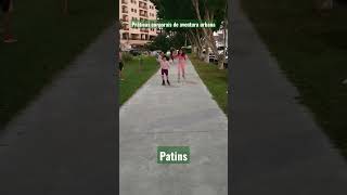 Práticas corporais de aventura urbana  Patins [upl. by Nolita]