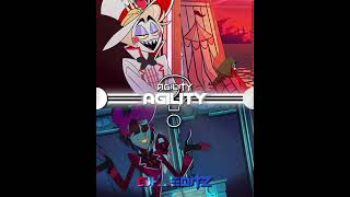 Alastor vs Lucifer Morningstar  battles shorts hazbinhotel alastor lucifermorningstar [upl. by Ardua]