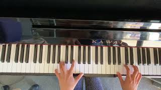 In the air piano tutorial [upl. by Aynotan]