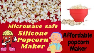 Affordable Microwave safe Popcorn MakerMake Delicious Popcorn Quicky Easily and Economically [upl. by Fletcher]