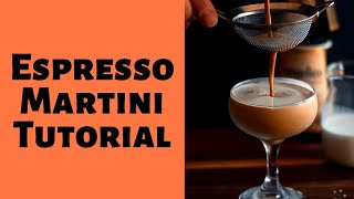 Modern Classic Cocktail Espresso Martini  Lets talk Drinks [upl. by Akemeuwkuhc635]