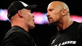 The Rock and John Cena come facetoface one final time WWE Raw [upl. by Adnyl]