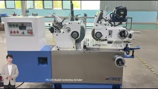 Centerless Grinder FX12S Centerless Grinding Machine CNC Centerless Grinder [upl. by Maker]