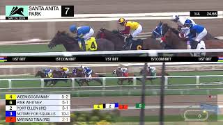 Port Ellen IRE wins Race 7 on Friday May 24 at Santa Anita Park [upl. by Arriec]