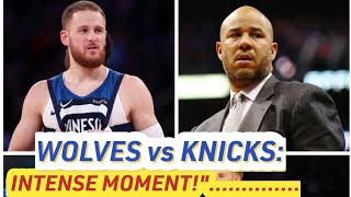 quotHeated Exchange Donte DiVincenzo amp Rick Brunson Clash After Wolves vs Knicks Gamequot [upl. by Egarton]