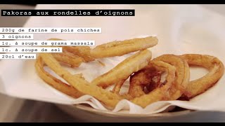 Pakoras Beignet de légumes  Recette indienne [upl. by Ondine]