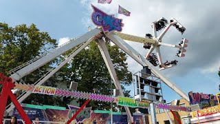 kermis in Zaandam Netherlands  Walking Santai [upl. by Henn41]