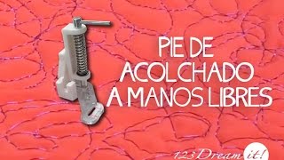 Pie de acolchado a manos libres [upl. by Rorrys309]