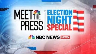 LIVE Meet The Press 2021 Election Night Special Coverage  NBC News NOW [upl. by Adiaz555]