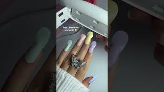 GRWM for school 😭 nailart nails naildesign manicure nailtech nailpolish nailtutorial gel [upl. by Iegres]