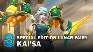 Special Edition Lunar Fairy KaiSa Wild Rift Skin Spotlight [upl. by Elockcin724]