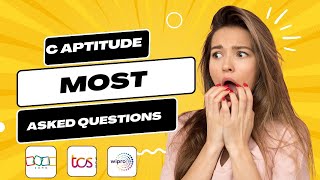 C Aptitude series  Zoho  TCS  Wipro questions [upl. by Zetta]